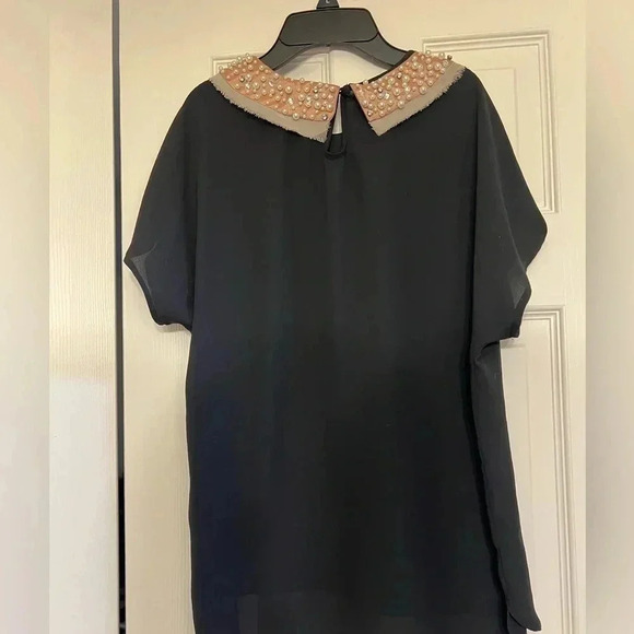 Bellatrix beaded blouse size S, black - Picture 4 of 5